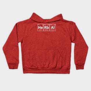 Herbal (He-Rb-Al) Periodic Elements Spelling Kids Hoodie